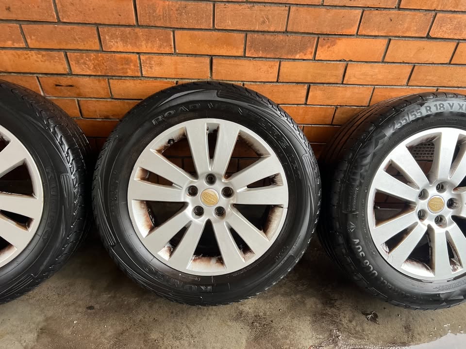 Subaru Tribeca 18" Alloy Wheels with Good Tyres